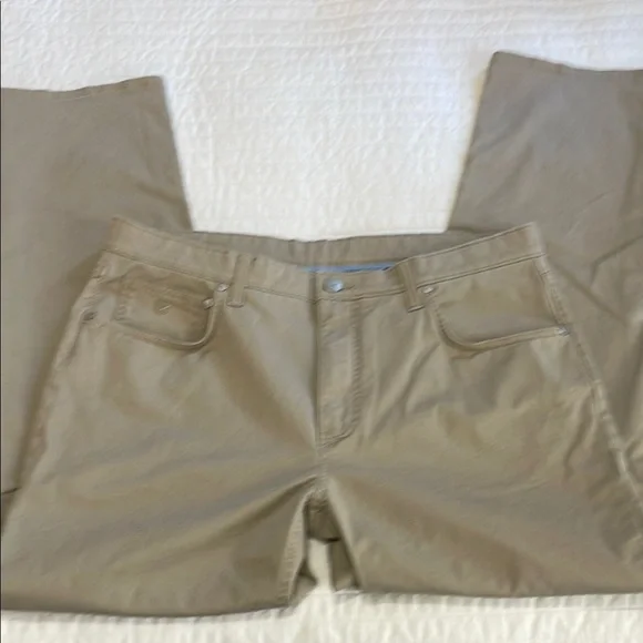 Daniel Cremieux Men’s Khaki Tan Chinos Pants Straight Leg Size 38x32 - Picture 4 of 13